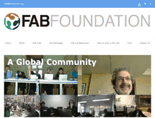 Tablet Screenshot of fabfoundation.org